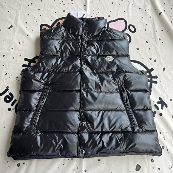 Moncler Black Down Vest - Picture 1 of 8